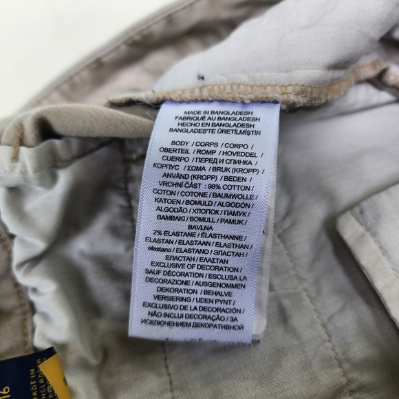 Polo Ralph Lauren Kids Beige Chino Pants Size 16 Classic Pony Logo - Picture 8 of 11